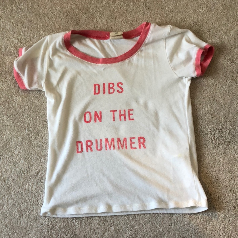 Dibs on the drummer shirt